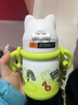 babycare西高地保溫杯學(xué)飲兒童寶寶學(xué)生上學(xué)水壺吸管直飲杯外出6月+-小青 曬單實(shí)拍圖