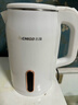 志高（CHIGO）【熱銷(xiāo)百萬(wàn)+】燒水壺電熱水壺電水壺雙層防燙1.8L大容量家用燒水壺304不銹鋼內膽大功率快速燒水 曬單實(shí)拍圖