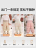 歐孕（OUYUN）兒童羽絨褲男女童秋冬外穿高腰褲子保暖白鴨絨長(cháng)褲 燕麥咖 90 曬單實(shí)拍圖