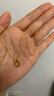 六福珠寶黃金項鏈環(huán)環(huán)相扣碎碎冰圓環(huán)足金禮物 計價(jià)GJG0021DS 約3.12克 曬單實(shí)拍圖