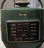 美的（Midea）電壓力鍋智能電高壓鍋家用小型1-2-3人4-5人雙膽多功能不粘內膽高壓快煮智能預約高壓電飯煲電飯鍋 【復古綠】MY-S340- 2.5L 曬單實(shí)拍圖