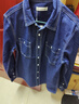 佐丹奴（Giordano）牛仔襯衫男水洗雙口袋潮牌時(shí)尚長(cháng)袖牛仔襯衣男18043609 曬單實(shí)拍圖