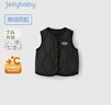 JELLYBABY【7A抗菌發(fā)熱】冬款裝兒童馬甲男女童棉服背心菱格保暖坎肩外套 曬單實(shí)拍圖