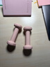 DEATKN德國浸塑女士啞鈴包膠健身家用純鑄鐵1kg/2kg/3kg一對小啞鈴 櫻花粉【3公斤一對】軟握把/進(jìn)階鍛煉 曬單實(shí)拍圖