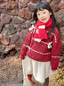 SOMUBAY兒童圍巾秋冬季男童保暖圣誕新年禮物紅色可愛(ài)女童可愛(ài)針織圍脖冬 一純一條紋圍巾 兒童款130cm*20cm 曬單實(shí)拍圖
