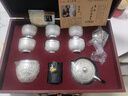 講茗堂999鎏銀功夫茶具套裝送禮物品高檔領(lǐng)導長(cháng)輩退休喬遷實(shí)用男生日 百福銀套裝-10頭-次日達 曬單實(shí)拍圖