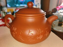 暢陶 宜興紫砂壺傳統手工制作泡茶壺原礦朱泥潘壺功夫茶具李曉璐300cc 匠心手制：潘壺贈養壺巾 曬單實(shí)拍圖
