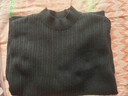 安奈兒童裝女童中領(lǐng)長(cháng)袖針織衫2025冬季新款打底衫修身 黑色   170    曬單實(shí)拍圖