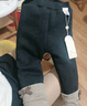 班喜迪女童打底褲秋冬款2025新款洋氣寶寶夾棉棉褲兒童加厚外穿褲子冬裝 深灰 120 曬單實(shí)拍圖