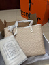蔻馳（COACH）【品牌直供】女士CITY33大號雙面手提托特包CBQ38新年禮物 曬單實(shí)拍圖