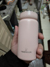 希諾（heenoor）保溫杯女士316L不銹鋼水杯高顏值便攜口袋杯XN-9673桃夭粉 190mL 曬單實(shí)拍圖