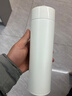 京東京造 保溫杯 水杯男士女兒童咖啡 316L不銹鋼【無(wú)縫內膽】白500ml 曬單實(shí)拍圖