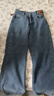 翊尚美加絨牛仔褲女秋冬新款垂感顯瘦闊腿褲小個(gè)子高腰寬松休閑直筒褲子 曬單實(shí)拍圖
