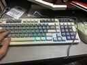 MageGee GK980 游戲辦公鍵鼠套裝 98鍵機械手感鍵盤(pán) RGB背光拼裝混搭鍵盤(pán) 臺式筆記本電腦鍵盤(pán)鼠標 米黃灰 曬單實(shí)拍圖