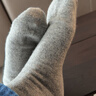 恒源祥山羊絨襪子保暖蓄熱純色加絨加厚秋冬季冬天羊毛中筒襪 男款-淺灰 4雙 均碼 曬單實(shí)拍圖
