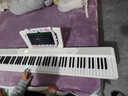 特倫斯C2極光鋼琴初學(xué)者自動(dòng)擋彈唱琴折疊彩虹便攜式88鍵電鋼琴智能樂(lè )器 時(shí)尚白+無(wú)線(xiàn)麥克風(fēng)+禮包 曬單實(shí)拍圖