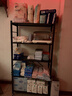 樂(lè )愛(ài)家書(shū)架折疊置物架家用多層落地簡(jiǎn)易書(shū)架可移動(dòng)臥室宿舍免安裝收納架 曬單實(shí)拍圖