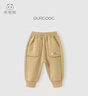 乖奇熊男女寶寶長(cháng)褲春秋季嬰兒純棉休閑百搭外穿兒童抓絨保暖褲子春衛褲 曬單實(shí)拍圖