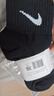 耐克（NIKE）耐克襪子正品男襪女襪夏季運動(dòng)鯊魚(yú)褲長(cháng)襪中筒高筒毛巾底加厚球襪 SX4706-901【常規款三雙裝】 M/24-26厘米/38-42碼 曬單實(shí)拍圖