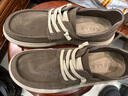 百麗情人節禮物舒適休閑布鞋男26新夏輕盈厚底增高鞋8WK04BM6 棕色 41 曬單實(shí)拍圖