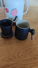 京東京造茶杯便攜式黑陶茶泡茶壺茶杯功夫茶具辦公杯隨身茶壺容量400ml 曬單實(shí)拍圖