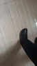 七匹狼鞋子男鞋頭層牛皮板鞋冬季潮款休閑皮鞋簡(jiǎn)約純色真皮運動(dòng)鞋 3019 黑色 40 皮鞋碼 曬單實(shí)拍圖