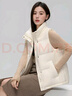 鴨鴨（YAYA）秋冬立領(lǐng)羽絨馬甲女防風(fēng)厚款短款外搭女士背心坎肩 曬單實(shí)拍圖