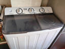 志高洗衣機半自動(dòng)雙桶雙缸家用大容量小型租房宿舍波輪脫水甩干兩用雙杠省電老式強動(dòng)力易操作以舊換新 28.5公斤【洗20KG+ 脫8.5KG】洗床單 雙缸 曬單實(shí)拍圖