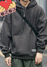 大嘴猴（paul frank）美式衛衣男冬季寬松重磅連帽套頭外套男裝保暖上衣服 深灰色 4XL 曬單實(shí)拍圖