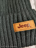 Jeep帽子男女秋冬季加厚保暖針織帽滑雪騎行潮流百搭防寒防風(fēng)毛線(xiàn)冷帽 曬單實(shí)拍圖