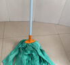 茶花拖把清潔墩布超細纖維吸水擰水布條拖布拖地神器 4703 藍色+綠色【2支拖把】 曬單實(shí)拍圖