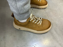百麗（Belle）男士復古休閑工裝板鞋2026春冬季新款加絨厚底增高8YH01AM6 黃棕-單里 40 曬單實(shí)拍圖