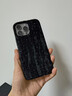 素洛適用蘋(píng)果17promax手機殼秋冬滿(mǎn)天星閃鉆絲絨iPhone16pro創(chuàng  )意簡(jiǎn)約輕奢15高顏值時(shí)尚女14大孔保護套 黑色-滿(mǎn)天星閃鉆絨布 iPhone 15 Pro Max 曬單實(shí)拍圖