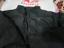 特步（XTEP）80%絨短款羽絨服男女款冬季新款保暖防風(fēng)加厚外套男 正黑色-0115-80%絨 M 曬單實(shí)拍圖
