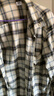 優(yōu)衣庫男女裝法蘭絨格子襯衫長(cháng)袖襯衣薄外套481225 481225/30淺米色 L 曬單實(shí)拍圖