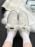卡帕（Kappa）女鞋經(jīng)典百搭板鞋女2026新款厚底增高休閑鞋女戶(hù)外軟底運動(dòng)鞋子女 冬日白/海軍藍 38 曬單實(shí)拍圖