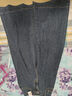 百圖betu女裝秋秋季新款牛仔褲高腰顯瘦遮肉闊腿褲褲子女2409T83 深牛仔藍 M 曬單實(shí)拍圖