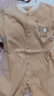 嬰詩(shī)拉貝嬰兒連體衣純棉春秋寶寶哈衣新生兒爬服初生長(cháng)袖家居服嬰兒衣服 2件四季款-對開(kāi)-小象橘色組合 73cm (6-9個(gè)月14-18斤) 曬單實(shí)拍圖