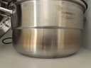 九陽(yáng)（Joyoung）蒸鍋304不銹鋼家用加厚大容量鋼柄煮燉湯鍋燃氣磁爐通用三層32cm 曬單實(shí)拍圖