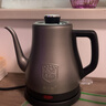 燒水壺熱水壺電熱水壺電水壺煮水壺恒溫便攜家用新款大容量304不銹鋼長(cháng)嘴 1.2L 磨砂灰1200w【全壺特厚304】 曬單實(shí)拍圖