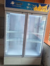 北極熊（BEIJIXIONG）展示柜冷藏柜冰柜商用飲料柜直冷風(fēng)冷風(fēng)直冷保鮮柜超市玻璃門(mén)冰箱立式啤酒柜 大雙門(mén)下機直冷藍白款（888L） 曬單實(shí)拍圖