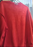 真維斯（Jeanswest）紅色衛衣女2025新款簡(jiǎn)約百搭秋冬季加絨加厚本命年馬年新年上衣服 曬單實(shí)拍圖