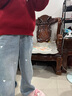 小豬班納女童牛仔褲2025春秋新款中大童秋天寬松褲子兒童韓式直筒褲 【愛(ài)心刺繡牛仔褲】ACNK淺藍 140 【推薦體重56-68斤】 曬單實(shí)拍圖