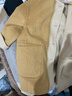 謎秀新年禮遇季品黃色雙面呢外套女2025秋冬羊毛大衣復古撞色顯瘦外套 黃色 S 曬單實(shí)拍圖