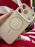 奶小鴨（NEYAA）適用蘋(píng)果17pro手機殼 iphone17pro保護套鏡頭全包超薄Magsafe磁吸液態(tài)硅膠防摔簡(jiǎn)約男女款 古董白 曬單實(shí)拍圖