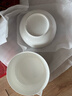 斯凱綈（Sky Top）面碗骨瓷大湯碗泡面碗沙拉碗陶瓷家用純白餐具套裝7英寸2件 曬單實(shí)拍圖