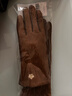 玖慕（JIUMU）綿羊皮保暖真皮手套女冬季加絨防風(fēng)羊反絨戶(hù)外開(kāi)車(chē)騎行防寒手套 曬單實(shí)拍圖