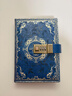 勤得利密碼本帶鎖的日記本女生秘密筆記本男孩簡(jiǎn)約文藝復古少女心筆記本子高級精致大學(xué)生創(chuàng  )意記事本定制 寶石藍 曬單實(shí)拍圖