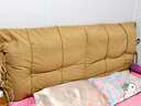 南極人床頭軟包靠背防撞床頭套罩改造神器可拆洗有床頭靠墊臥室專(zhuān)用枕頭 四季款-德芙絨-咖色【可拆洗的靠背】 含枕芯 長(cháng)180x寬10x高60cm【貼合護腰】 曬單實(shí)拍圖