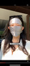 小野和子防曬面罩遮全臉真絲臉基尼遮陽(yáng)保暖口罩防紫外線(xiàn)秋冬季 曬單實(shí)拍圖